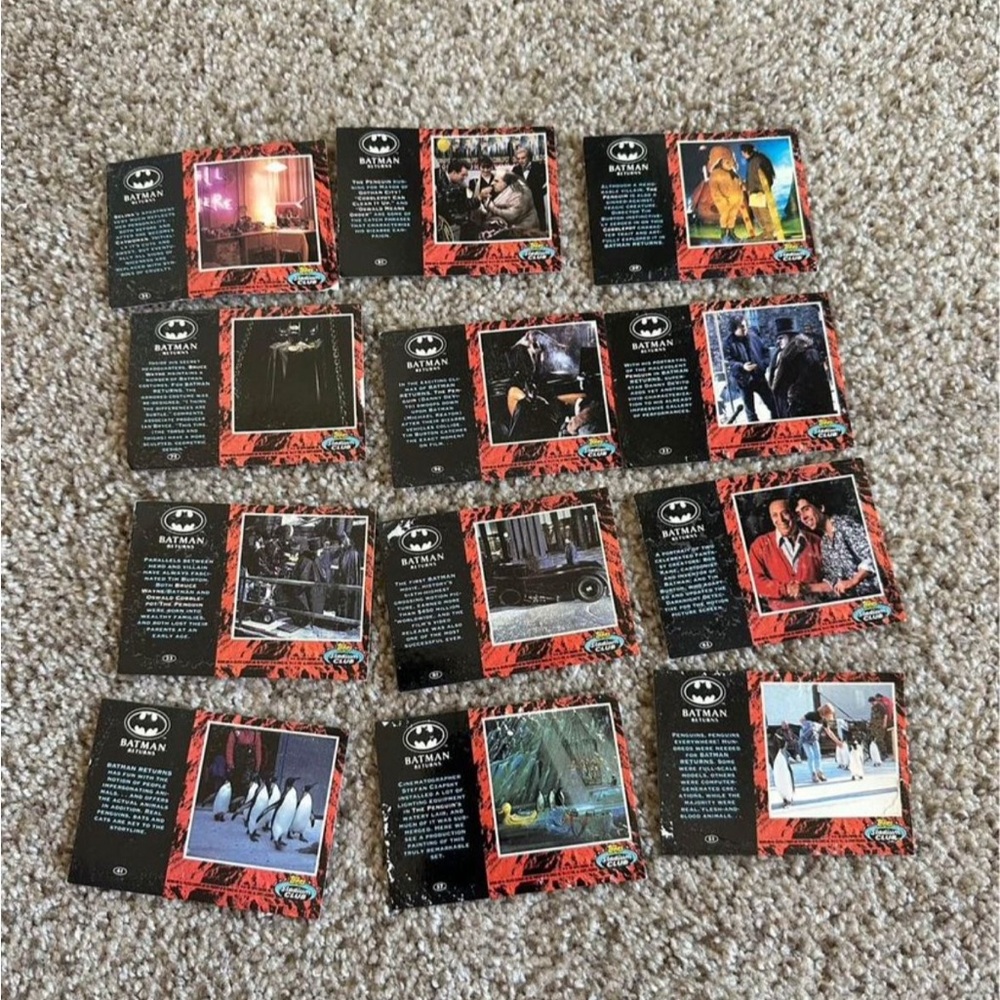 Vtg DC Comics BATMAN RETURNS Lot Of 12